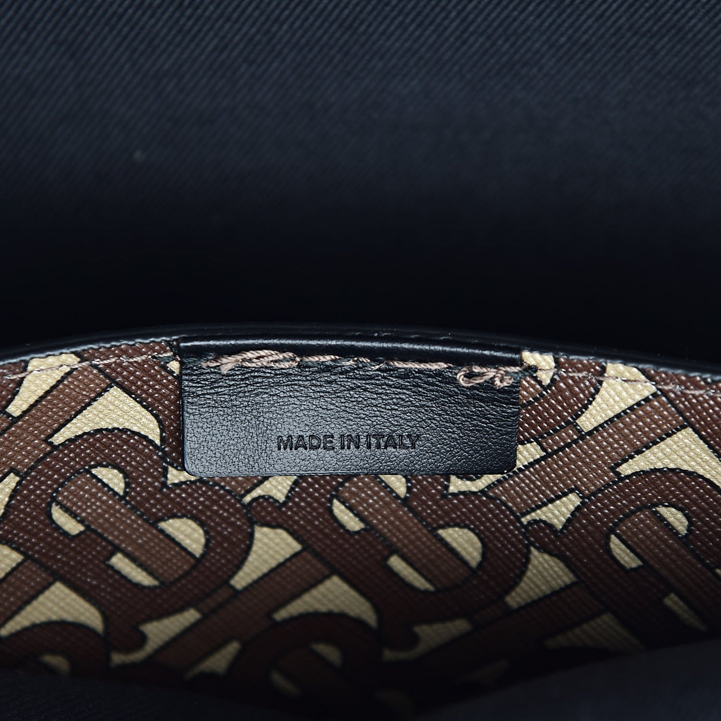 E-Canvas Monogram Stripe Book Tote Bridle Brown