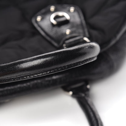 Prada Tessuto Nylon Cervo Lux Dome Satchel Black 13 of 18