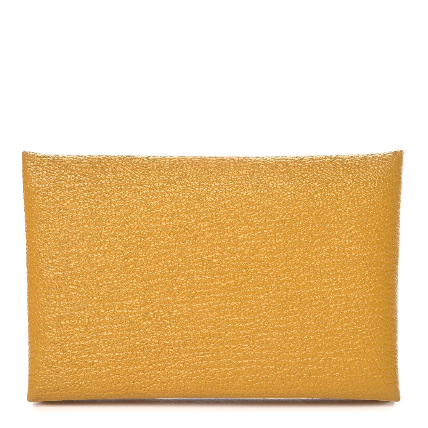 Chevre Mysore Calvi Card Case Jaune Ambre
