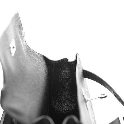 Hermes Epsom Kelly Sellier 25 Black 17 of 42