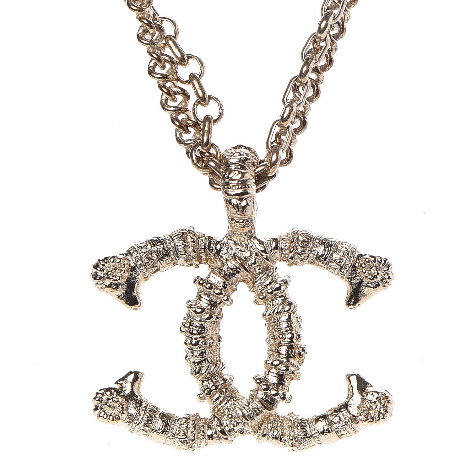 Chanel Chain Sheep CC Necklace Gold 4 of 6