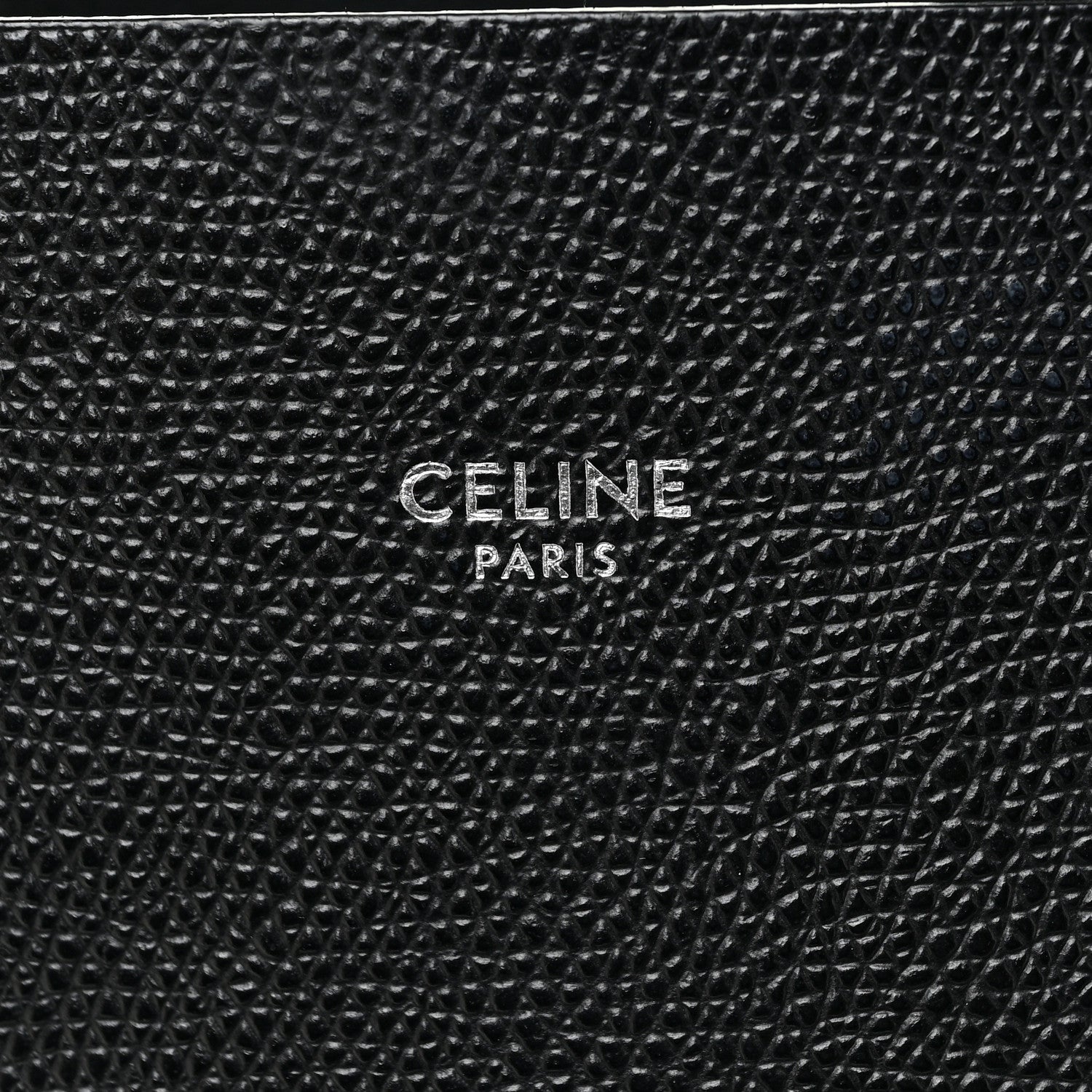 Celine Grained Calfskin Small Vertical Cabas Black 13 of 18