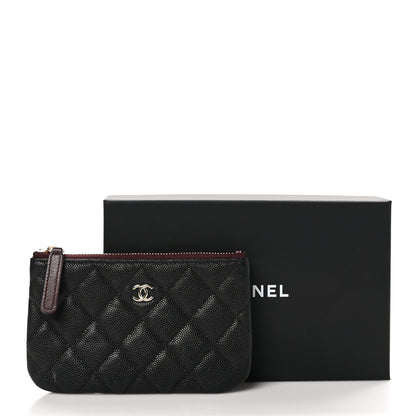 Chanel Caviar Quilted Small Cosmetic Case Black 9 of 9