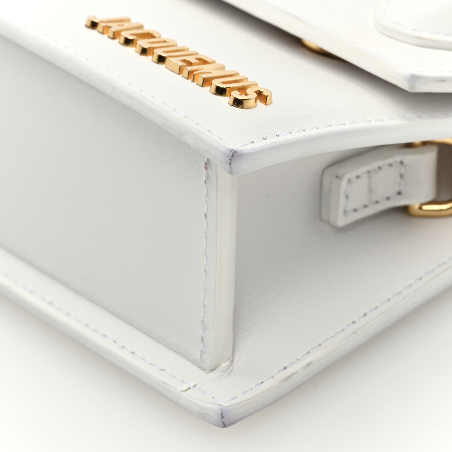 Jacquemus Smooth Calfskin Le Chiquito Long White 9 of 12