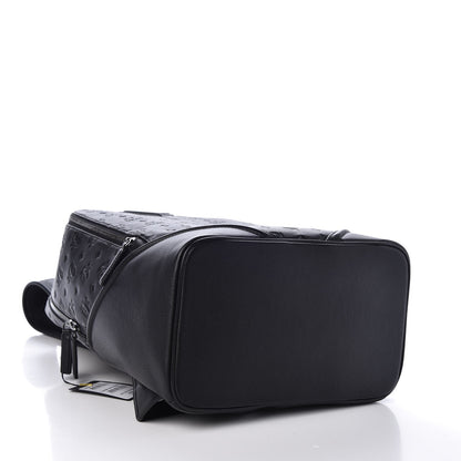 MCM Calfskin Ottomar Monogram Duke Backpack Black 4 of 6
