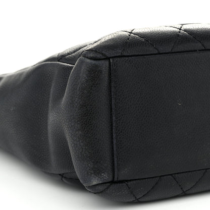 Chanel Caviar Quilted Petit Shopping Tote PST Black 9 of 11