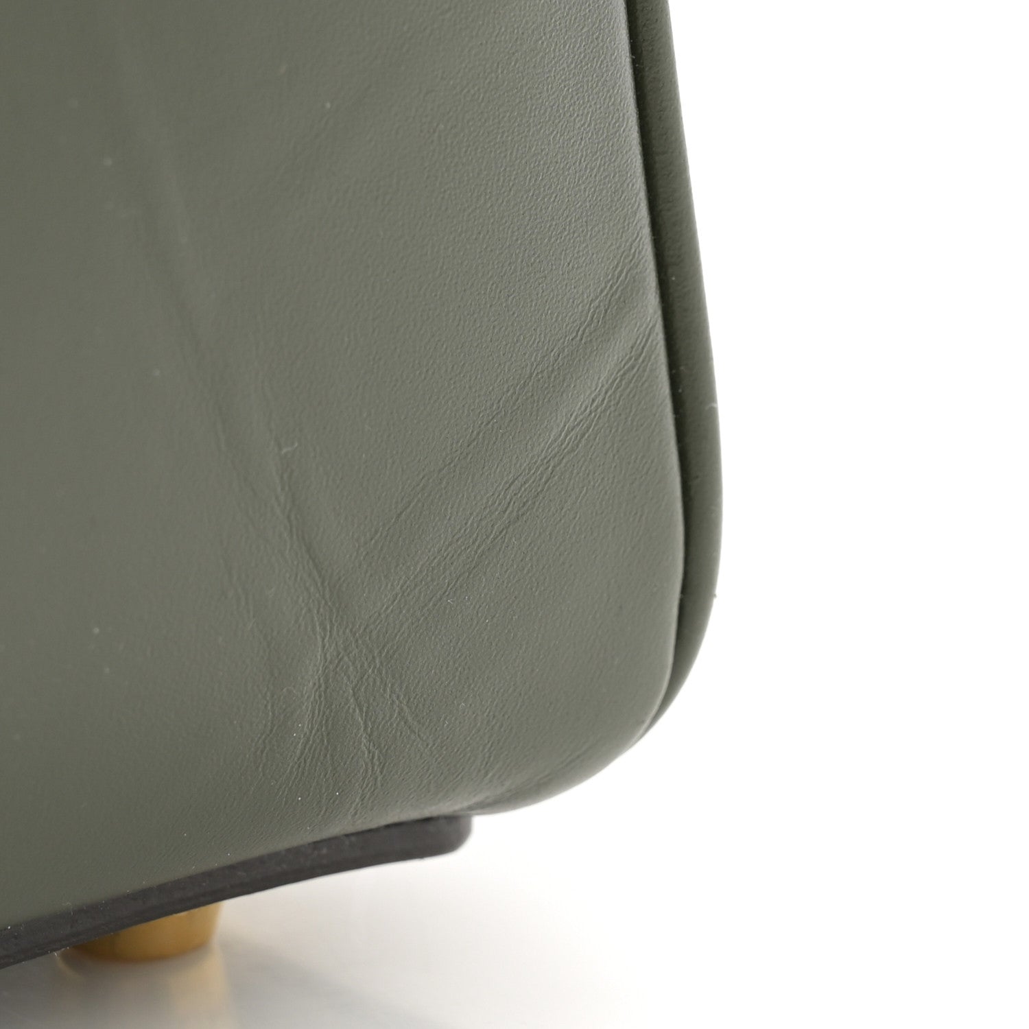 Celine Satinated Calfskin Medium 16 Top Handle Bag Khaki 11 of 12