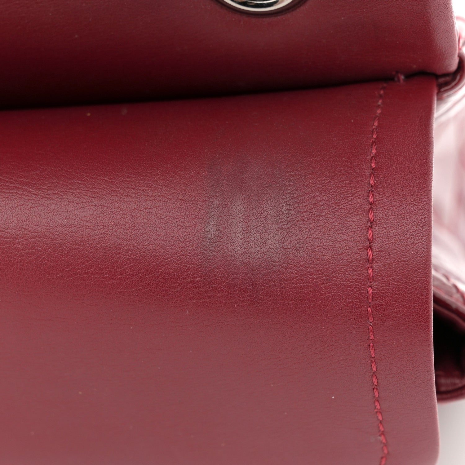 Chanel Patent Caviar Quilted 2.55 Reissue 226 Flap Burgundy 13 of 14