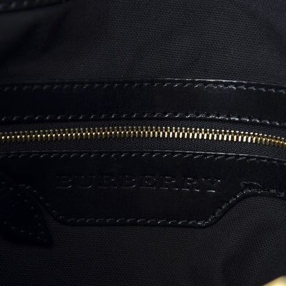 Burberry House Check Small Canterbury Tote Black 10 of 14