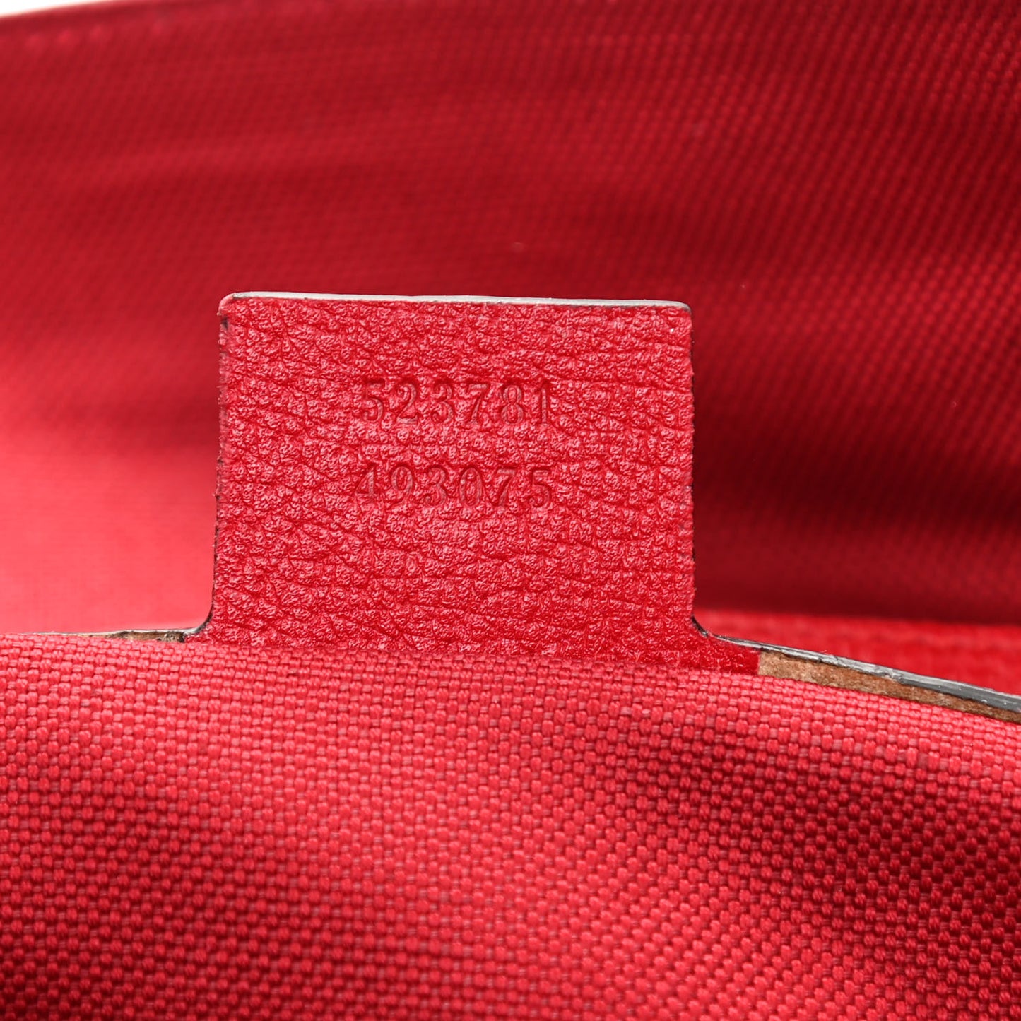Canvas Calfskin Sylvie Stripe Logo Mens Tote Red White Blue