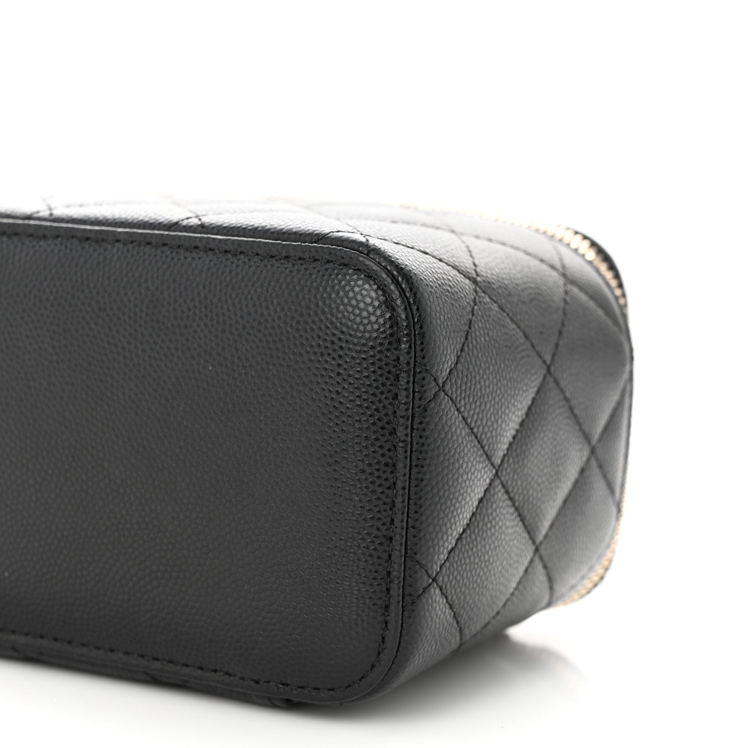 Chanel Caviar Quilted Small Vanity Case With Chain Black 10 of 11