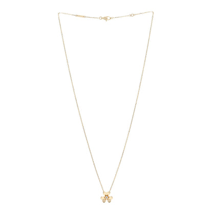 Van Cleef & Arpels 18K Yellow Gold Diamond Mini Frivole Pendant Necklace 3 of 6