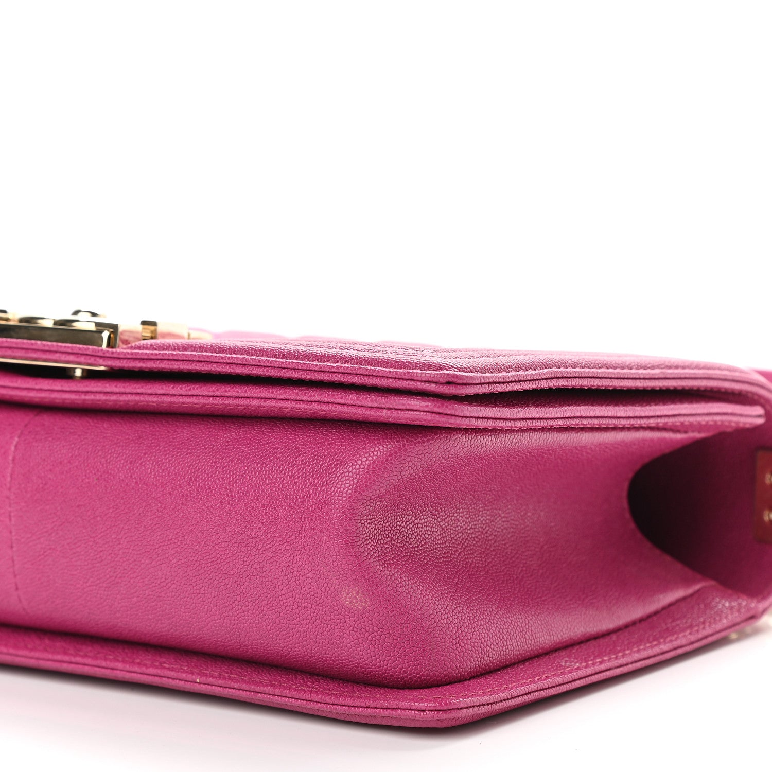 Chanel Caviar Quilted Medium Boy Flap Fuchsia 9 of 9