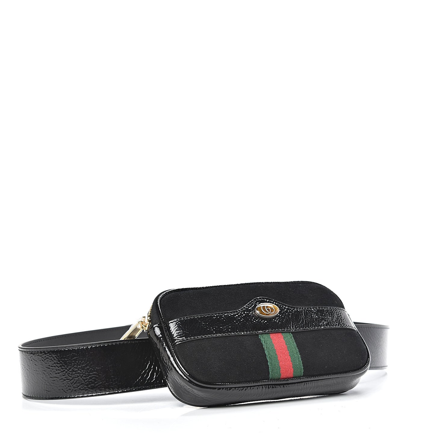 Suede Patent Ophidia Belted iPhone Case 95 38 Black