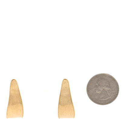 Marco Bicego 18K Yellow Gold Small Lunaria Hoop Earrings 2 of 4