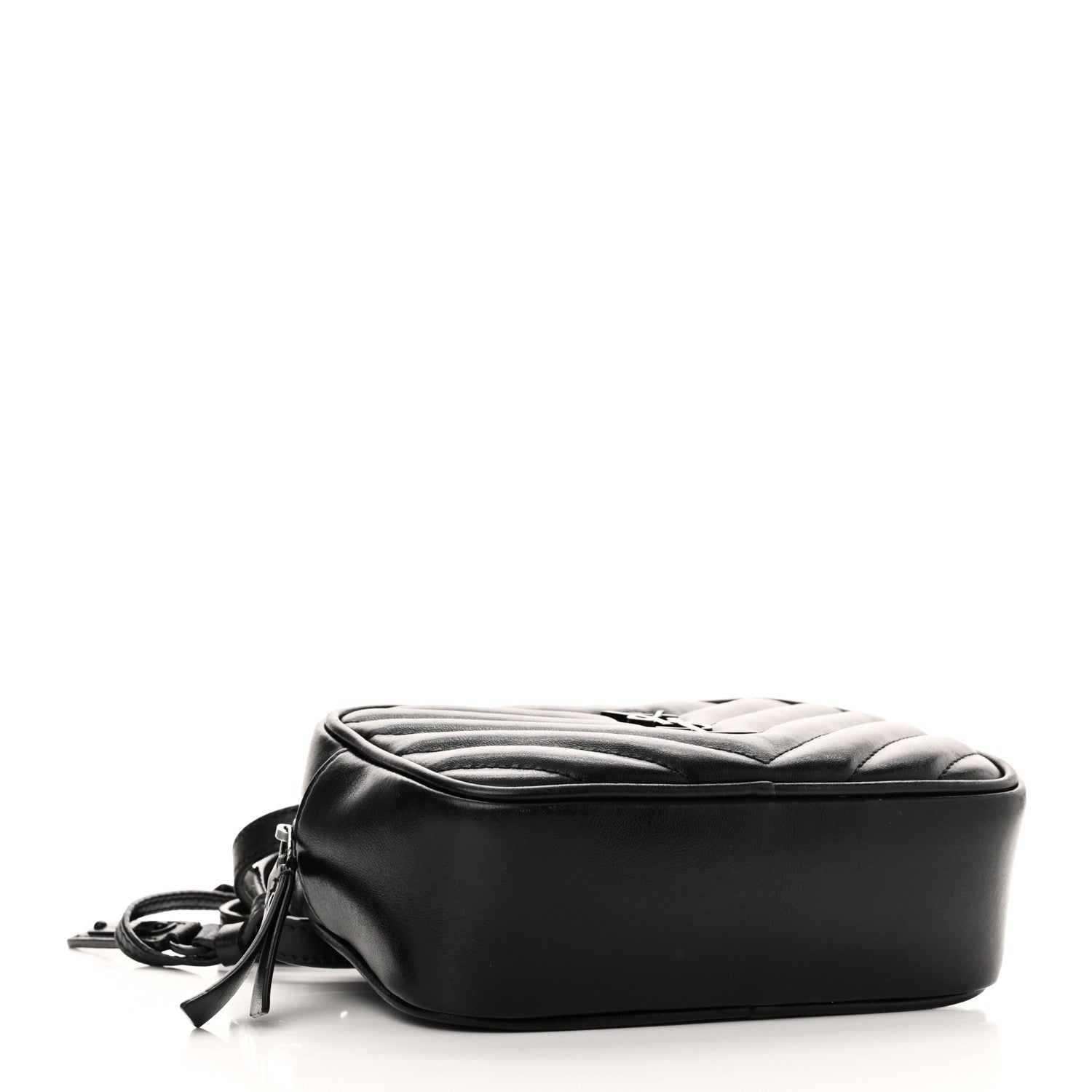 Saint Laurent Calfskin Matelasse Monogram Lou Belt Bag Black 4 of 9