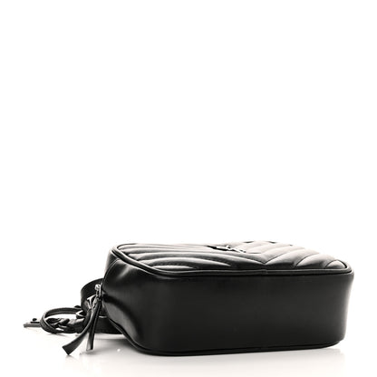 Saint Laurent Calfskin Matelasse Monogram Lou Belt Bag Black 4 of 9
