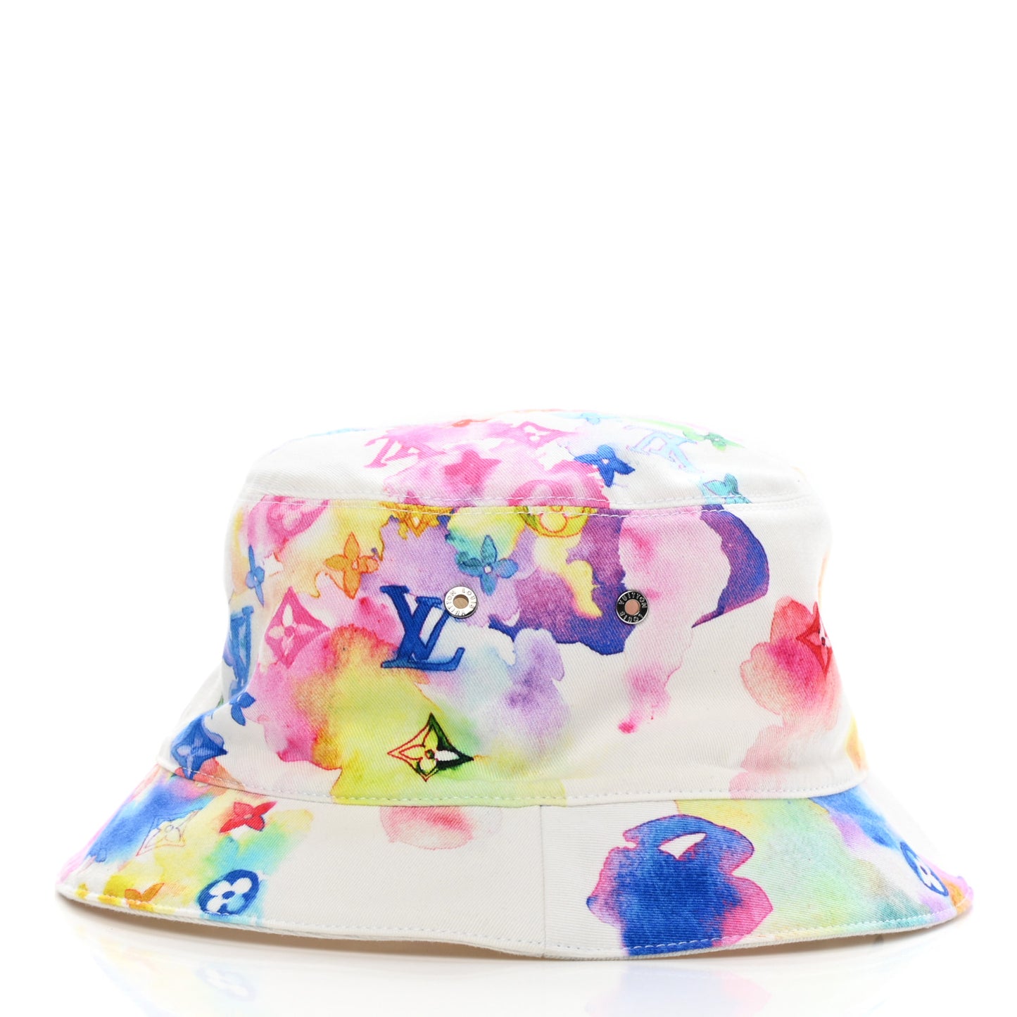 Watercolor Cotton Transformable Bob Bucket Hat 58 Multicolor
