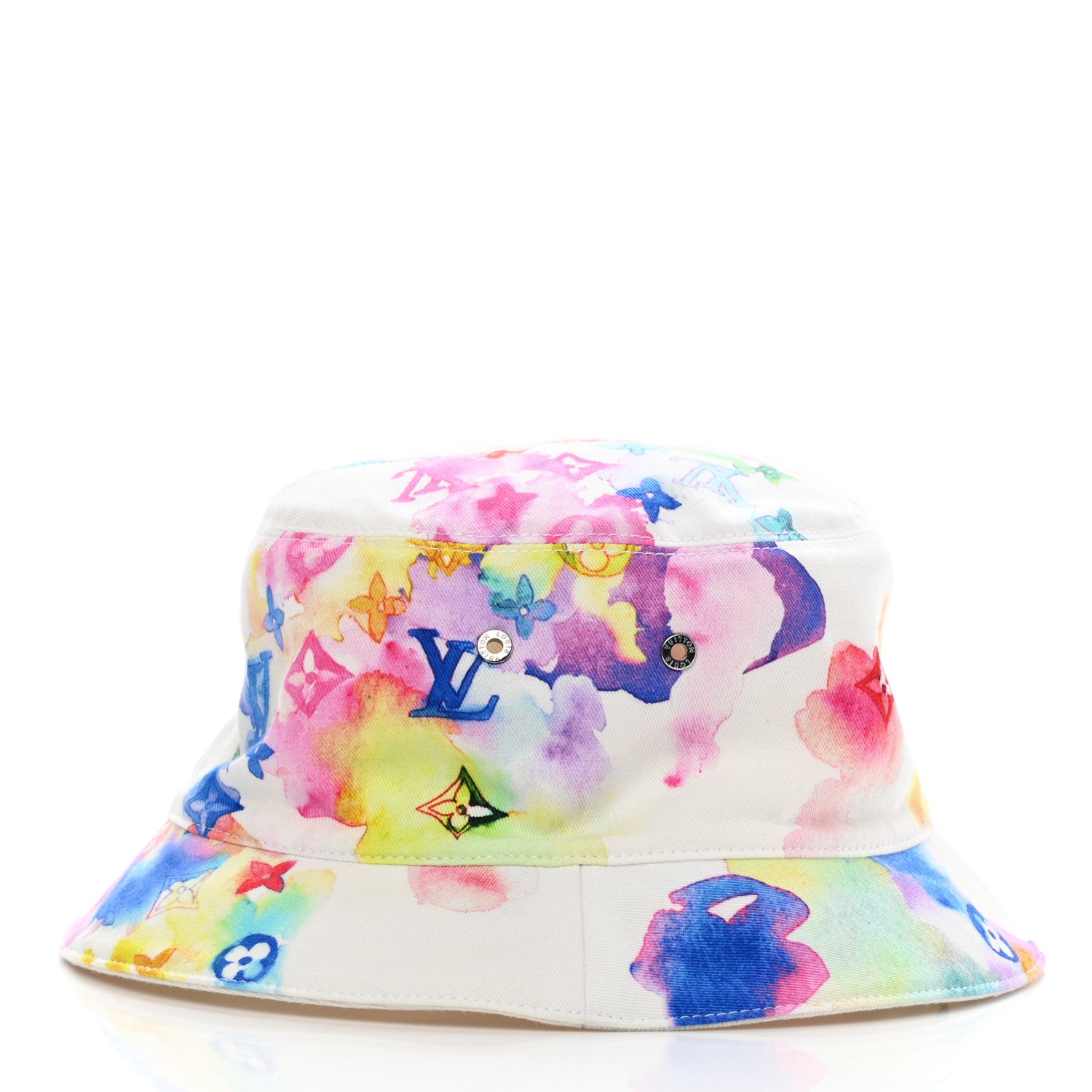 Louis Vuitton Watercolor Cotton Transformable Bob Bucket Hat 58 Multicolor 4 of 10