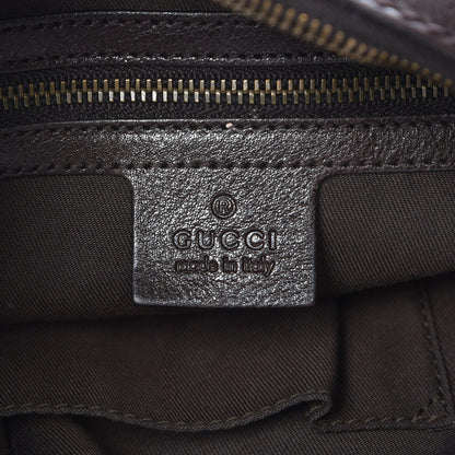 Gucci Monogram Medium Interlocking Hobo Dark Brown 6 of 8