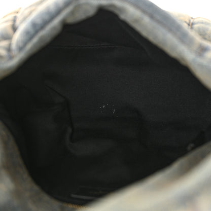 Saint Laurent Denim Quilted Small Loulou Puffer Monogram Chain Satchel Blue Cinnamon 5 of 12