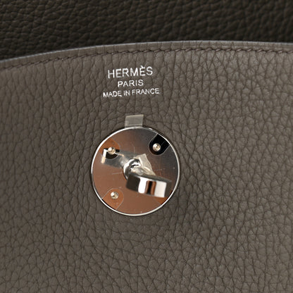 Hermes Taurillon Clemence Lindy 26 Etain 9 of 14