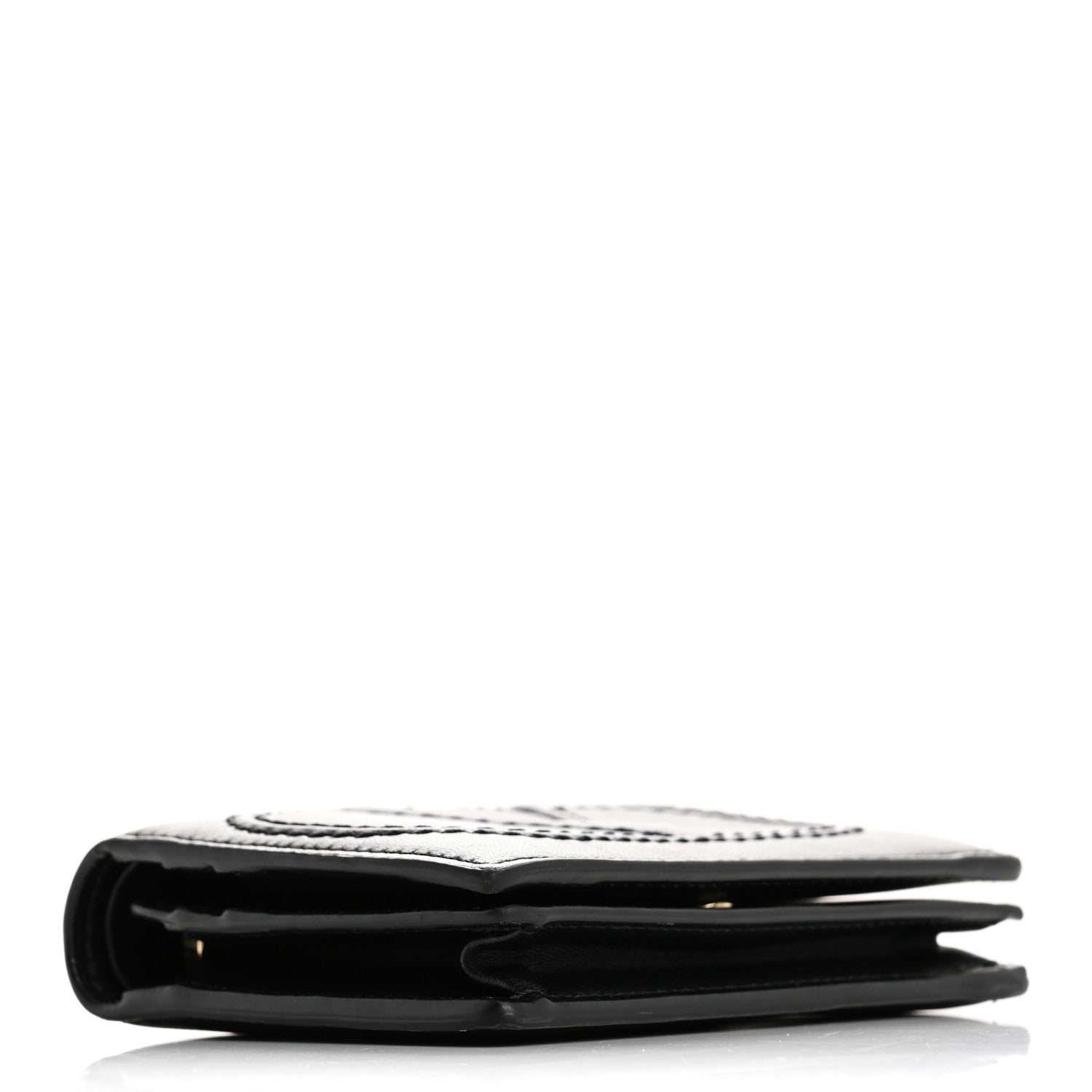 Valentino Garavani Calfskin Small VLogo Bi-Fold Wallet Black 4 of 12