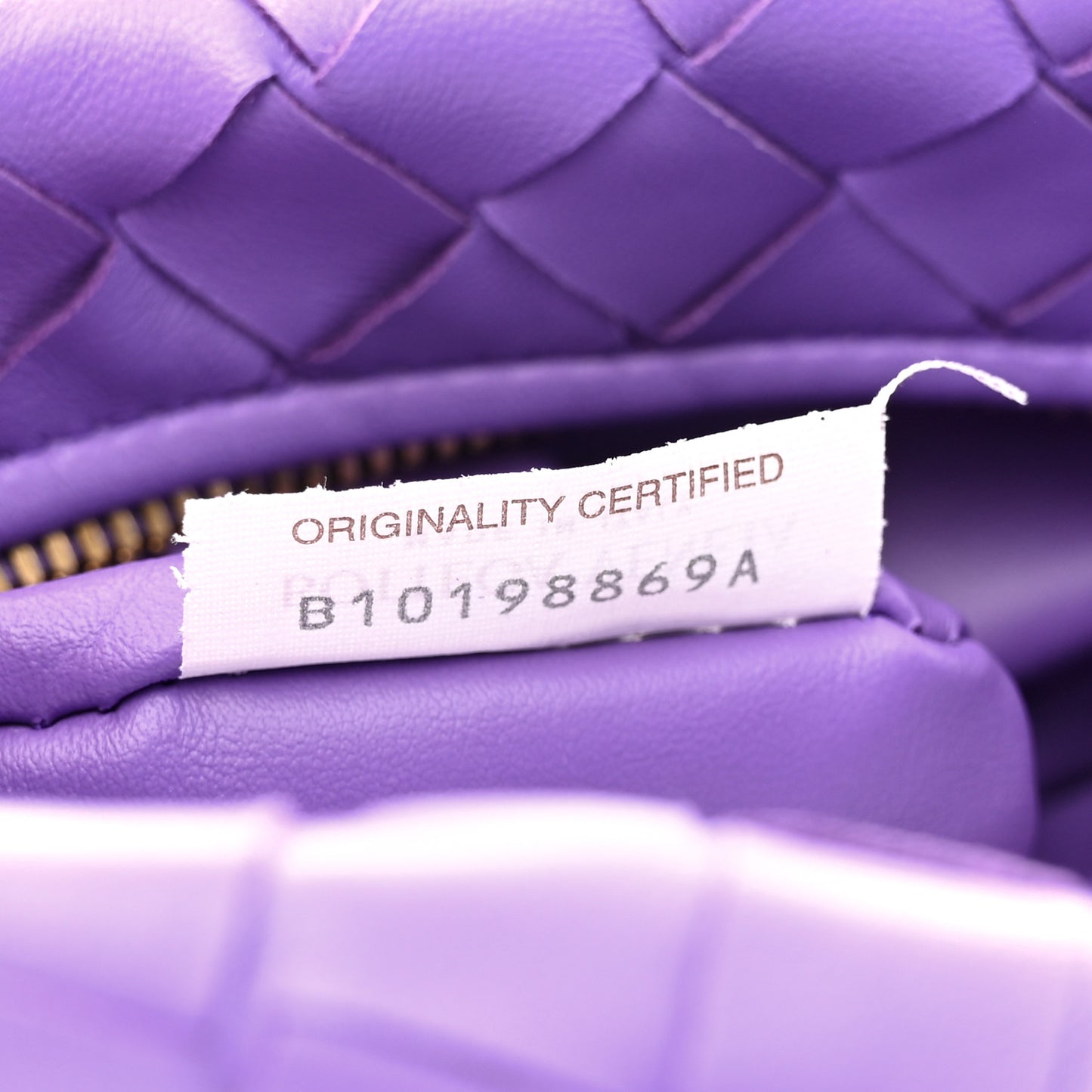 Nappa Intrecciato Mini Jodie Lavender