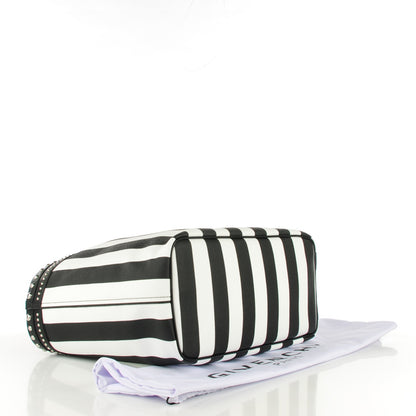 Givenchy Coated Canvas Striped Large Antigona Tote Black White 3 of 9