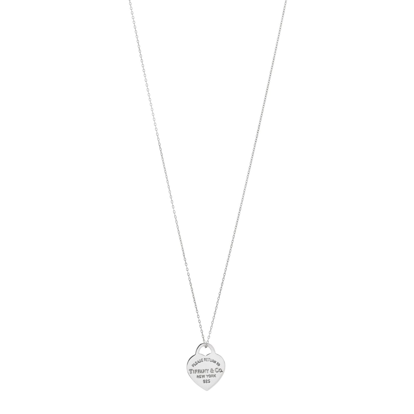Sterling Silver Small Return To Tiffany Heart Pendant Necklace