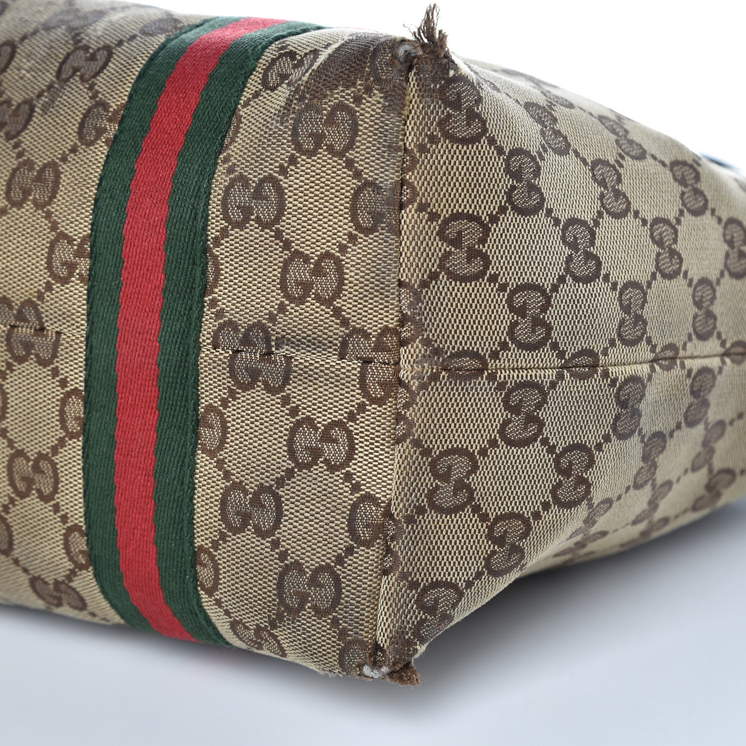 Gucci Monogram Medium Jolicoeur Tote Dark Brown 9 of 20