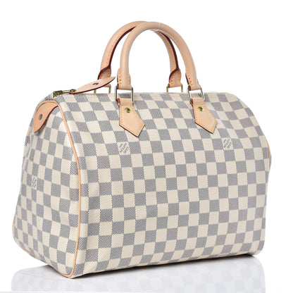 Louis Vuitton Damier Azur Speedy 30 3 of 10