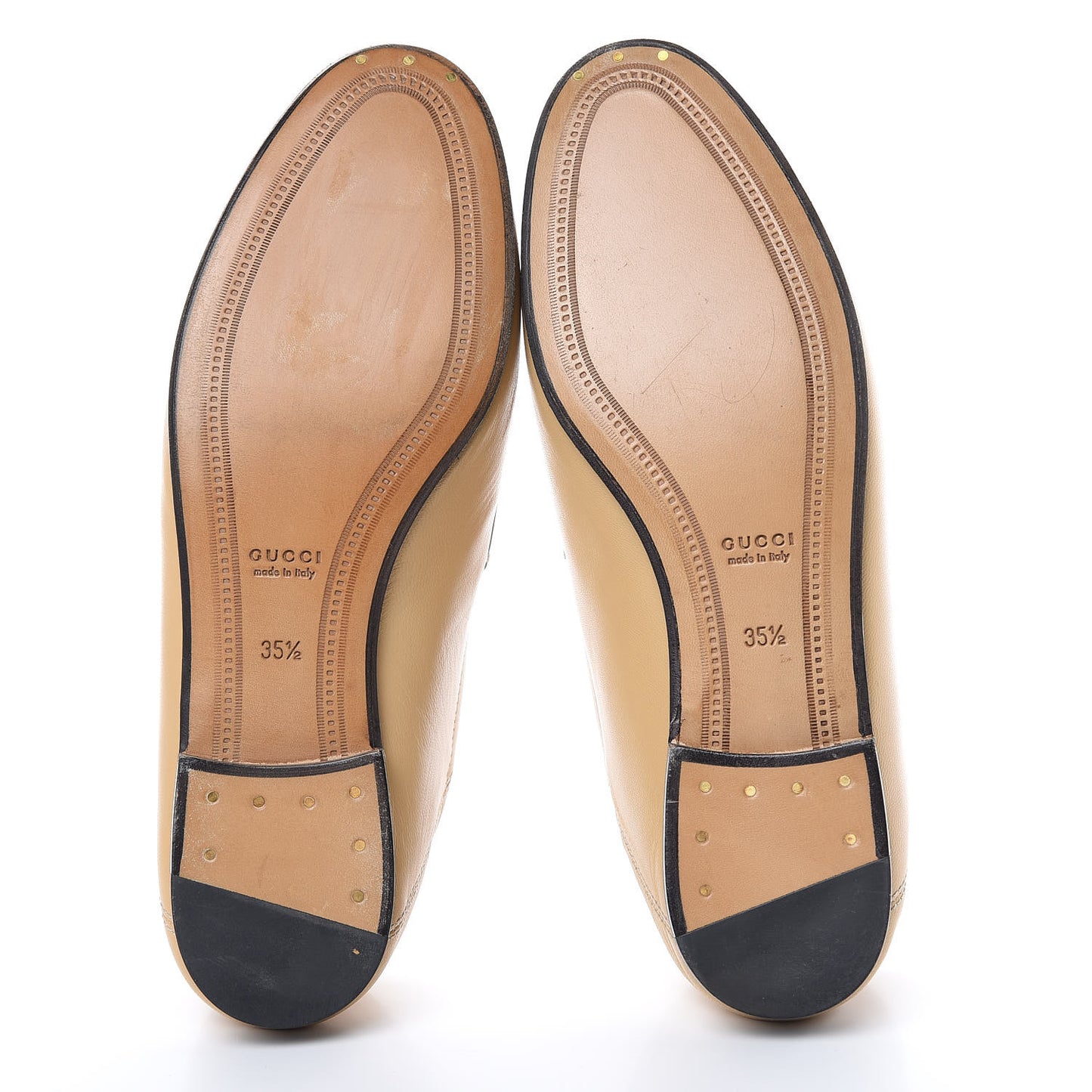 Lambskin Womens Brixton Horsebit Loafers 35.5 Wheat