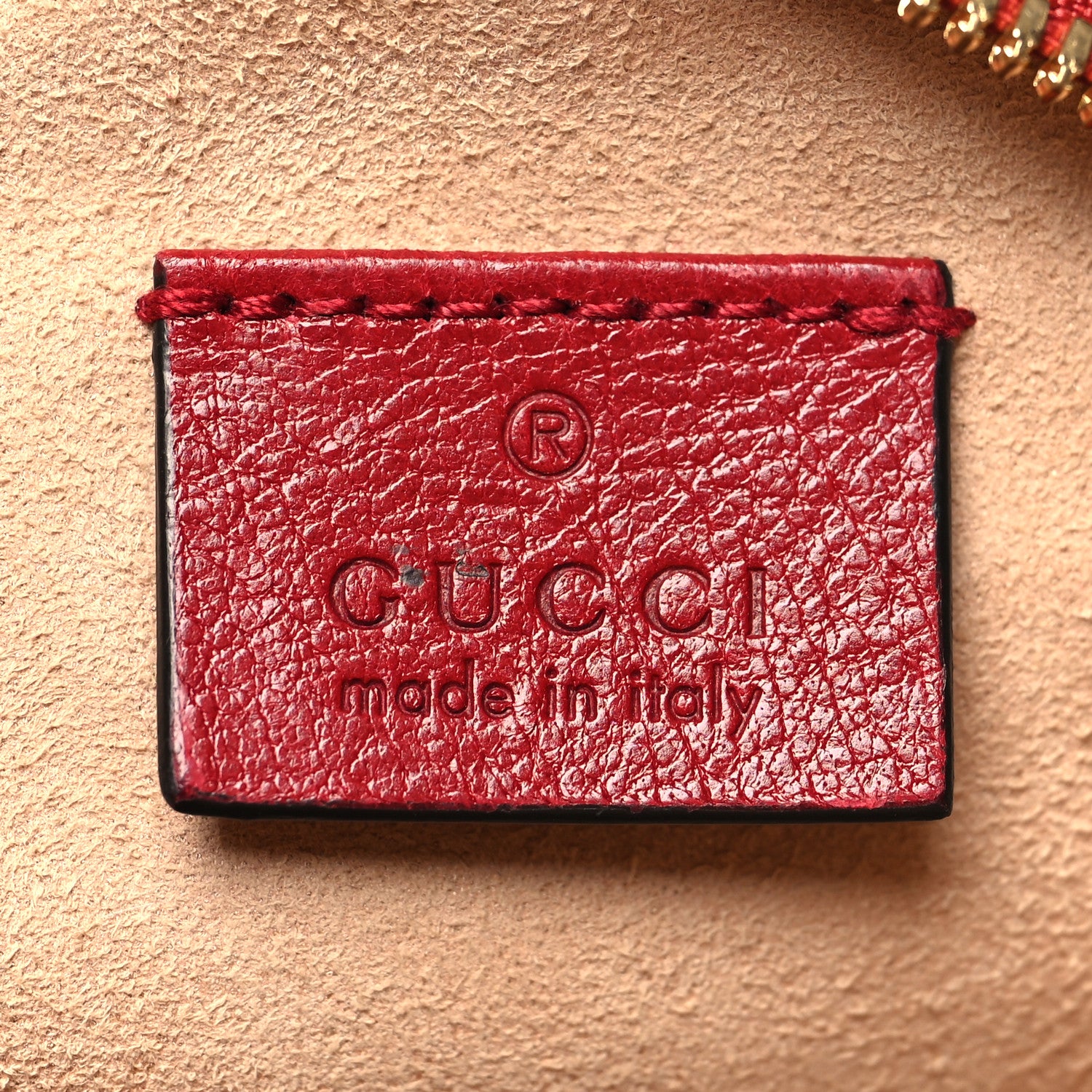 Gucci Suede Patent Web Mini Ophidia Round Shoulder Bag Hibiscus Red Navy 6 of 10