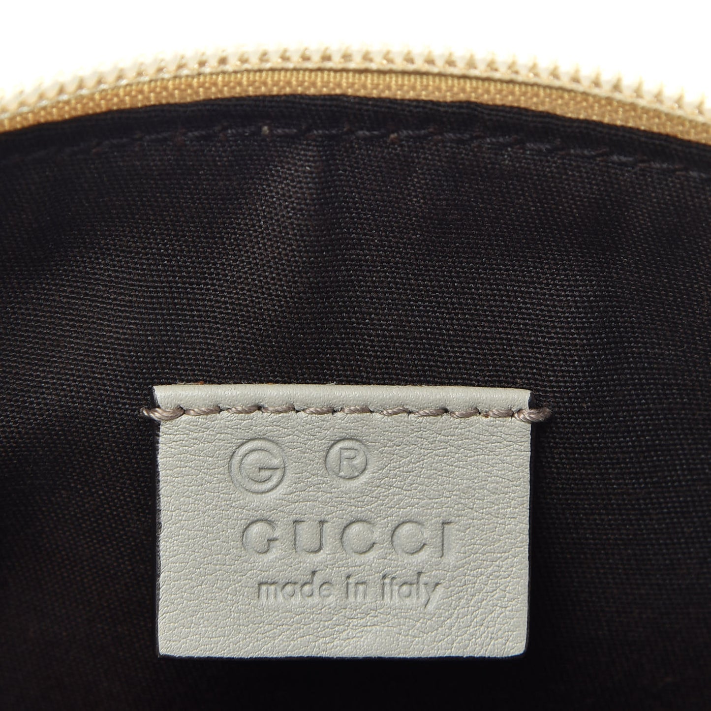 Guccissima Cosmetic Case Off White