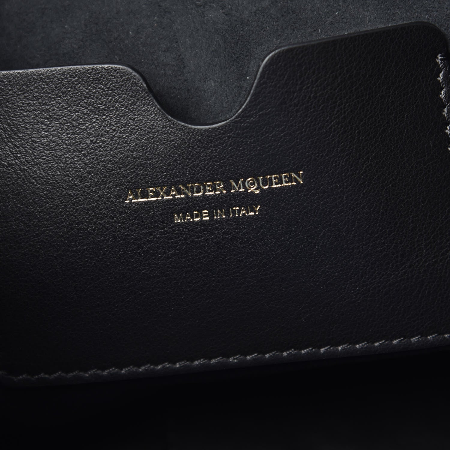 Alexander McQueen Calfskin Butterfly Bag Black 6 of 11