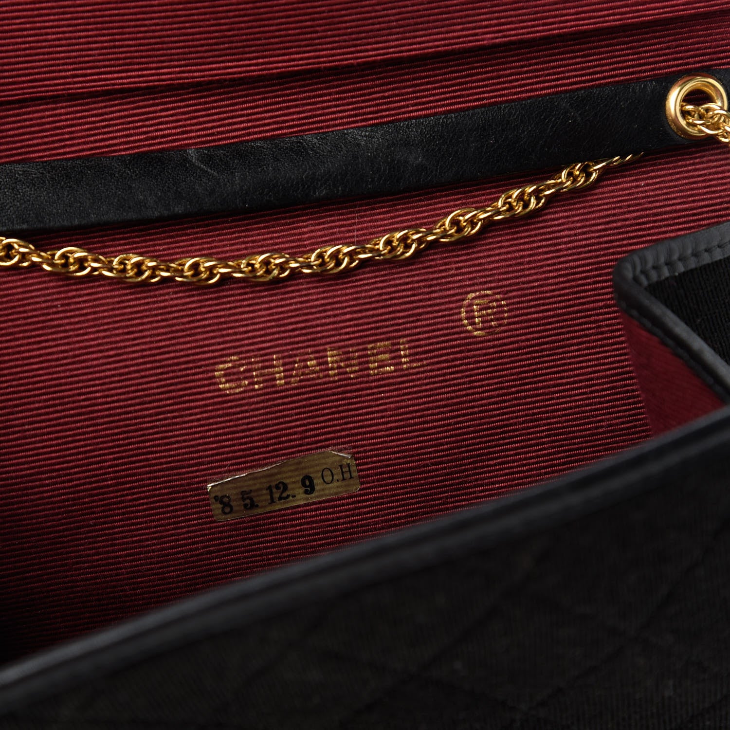 Chanel Jersey Quilted Mini Square Flap Black 8 of 11