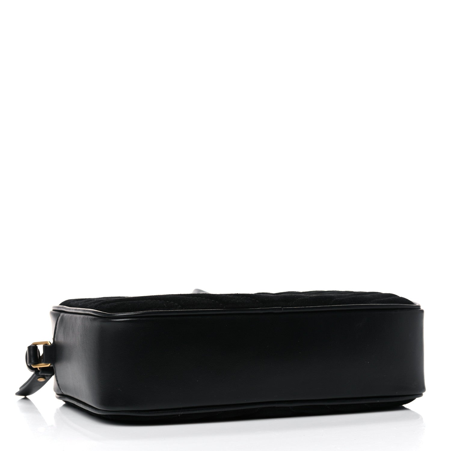 Saint Laurent Suede Calfskin Monogram Lou Camera Bag Black 4 of 9