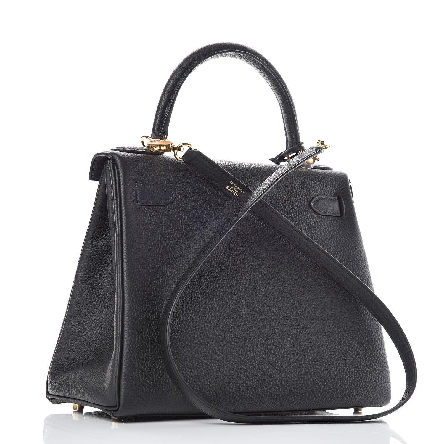 Hermes Togo Kelly Retourne 28 Black 4 of 42