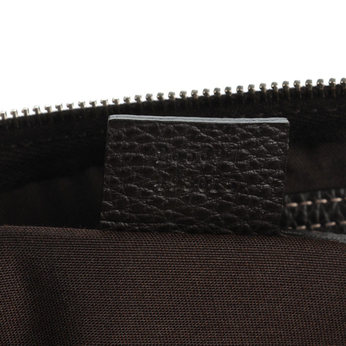 Crystal Monogram Medium Joy Boston Dark Brown