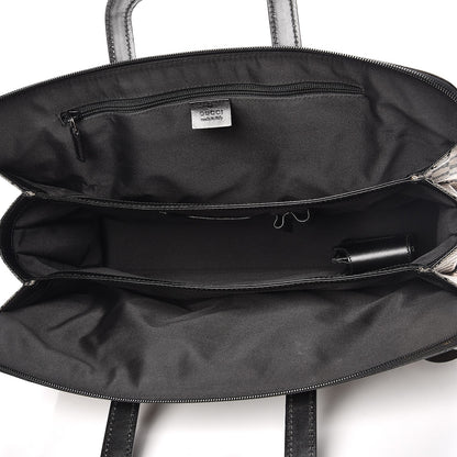 Gucci Monogram Briefcase Black 5 of 12