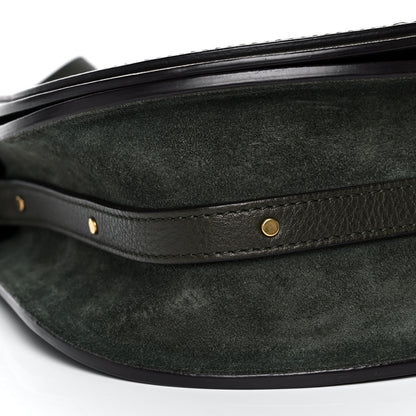 Chloe Calfskin Suede Medium Nile Bracelet Bag Black 11 of 12