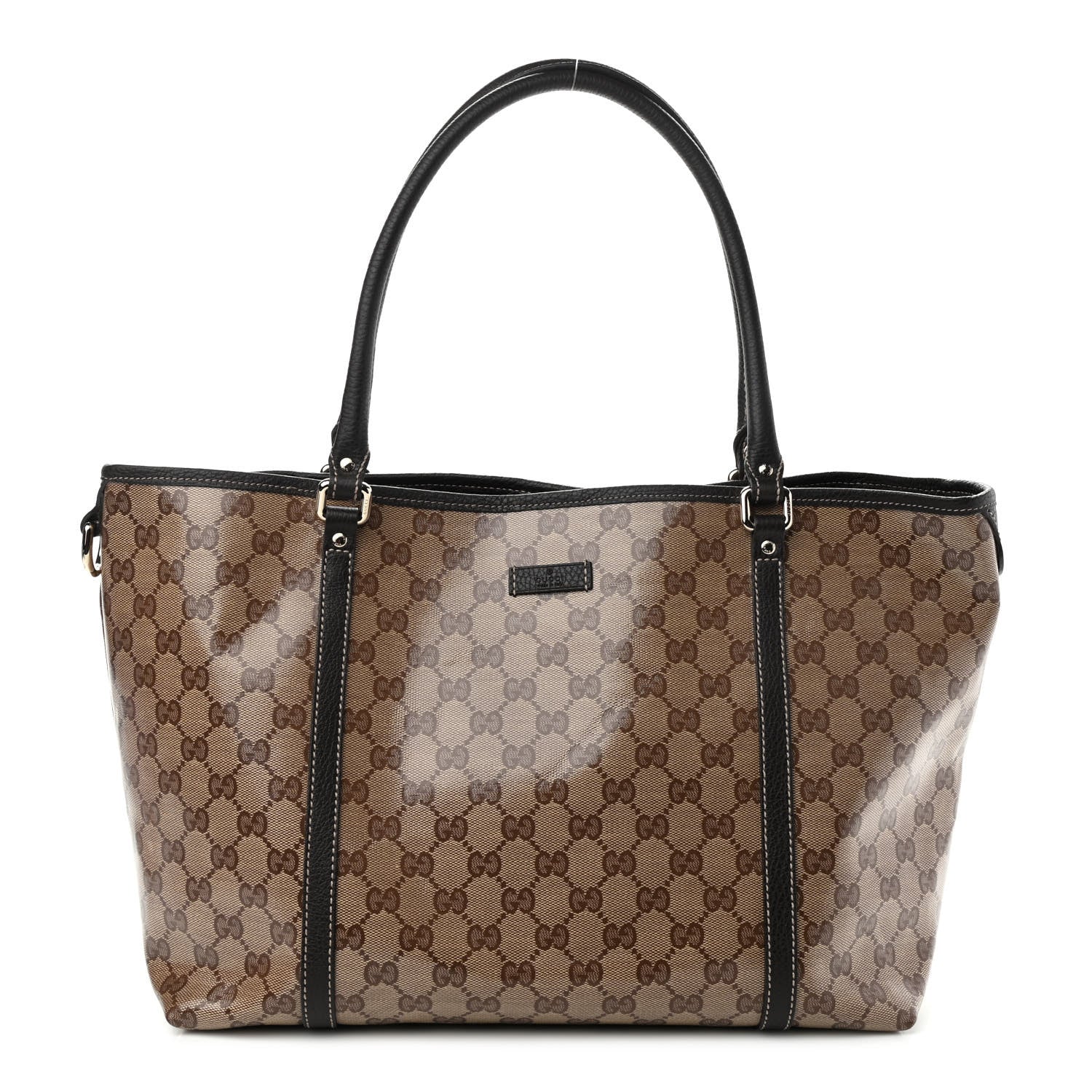 Gucci Crystal Monogram Medium Joy Tote Beige Ebony Testa di Moro 1 of 9