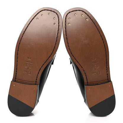 Christian Dior Brushed Calfskin The D-Academy Loafers 35.5 Black 5 of 9