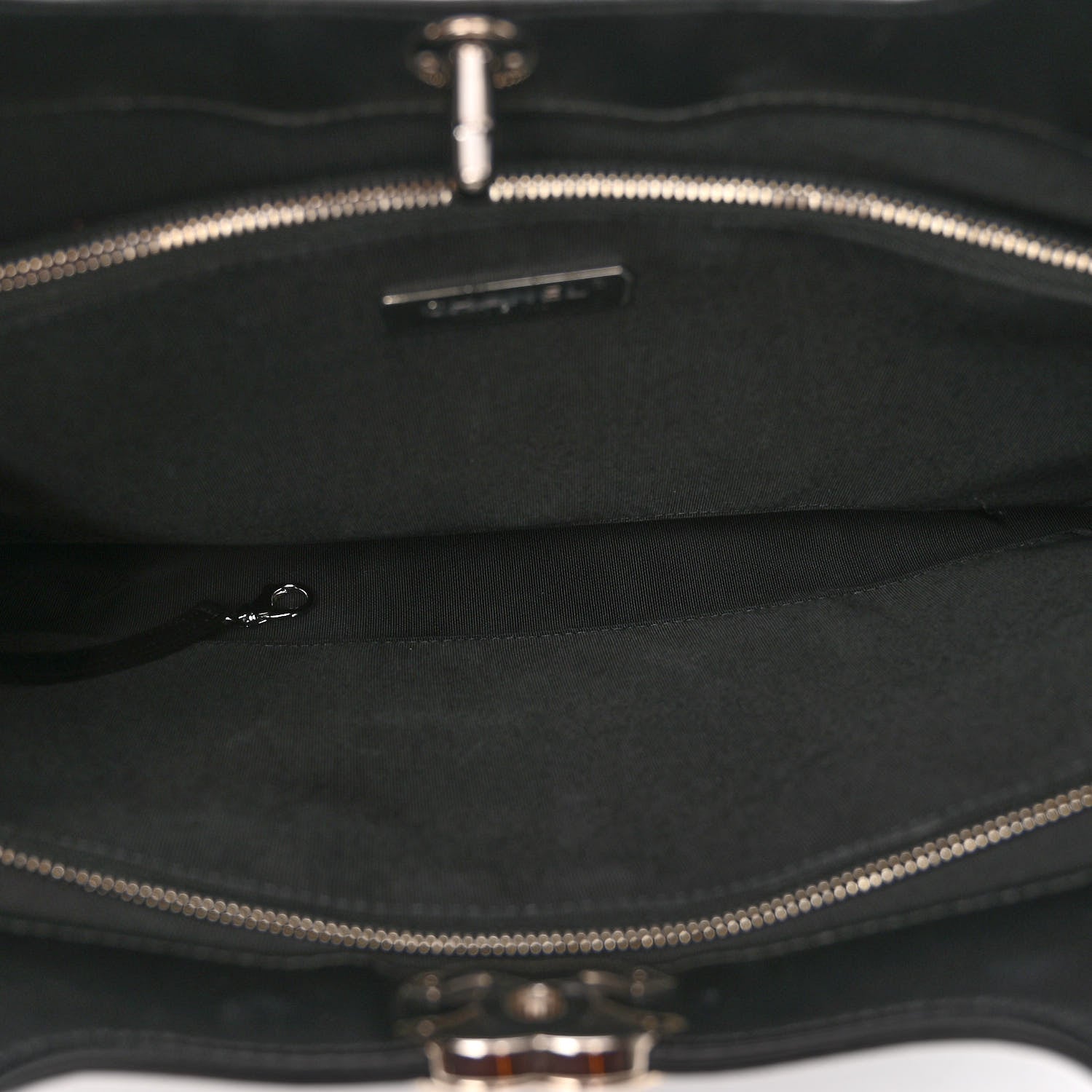Chanel Shiny Aged Calfskin Quilted Large 31 Shopping Bag Black 5 of 11