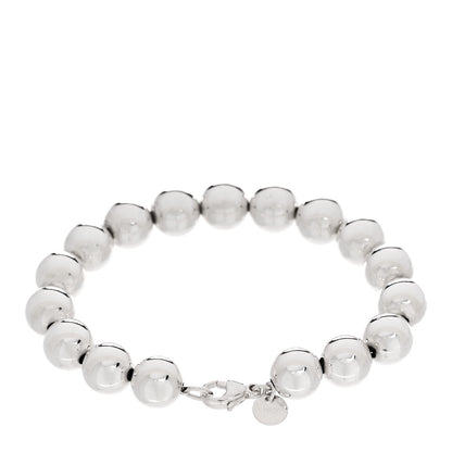 Tiffany Sterling Silver 10mm HardWear Ball Bracelet 2 of 4