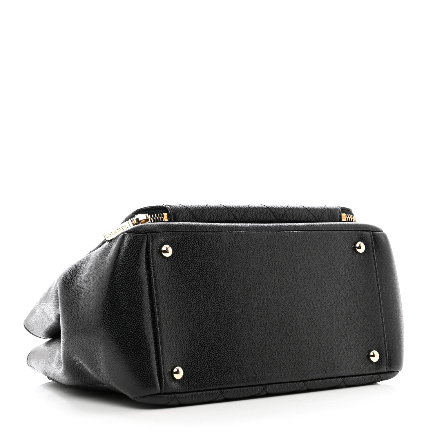 Chanel Caviar Quilted Small Business Affinity Shopping Bag Black 4 of 10