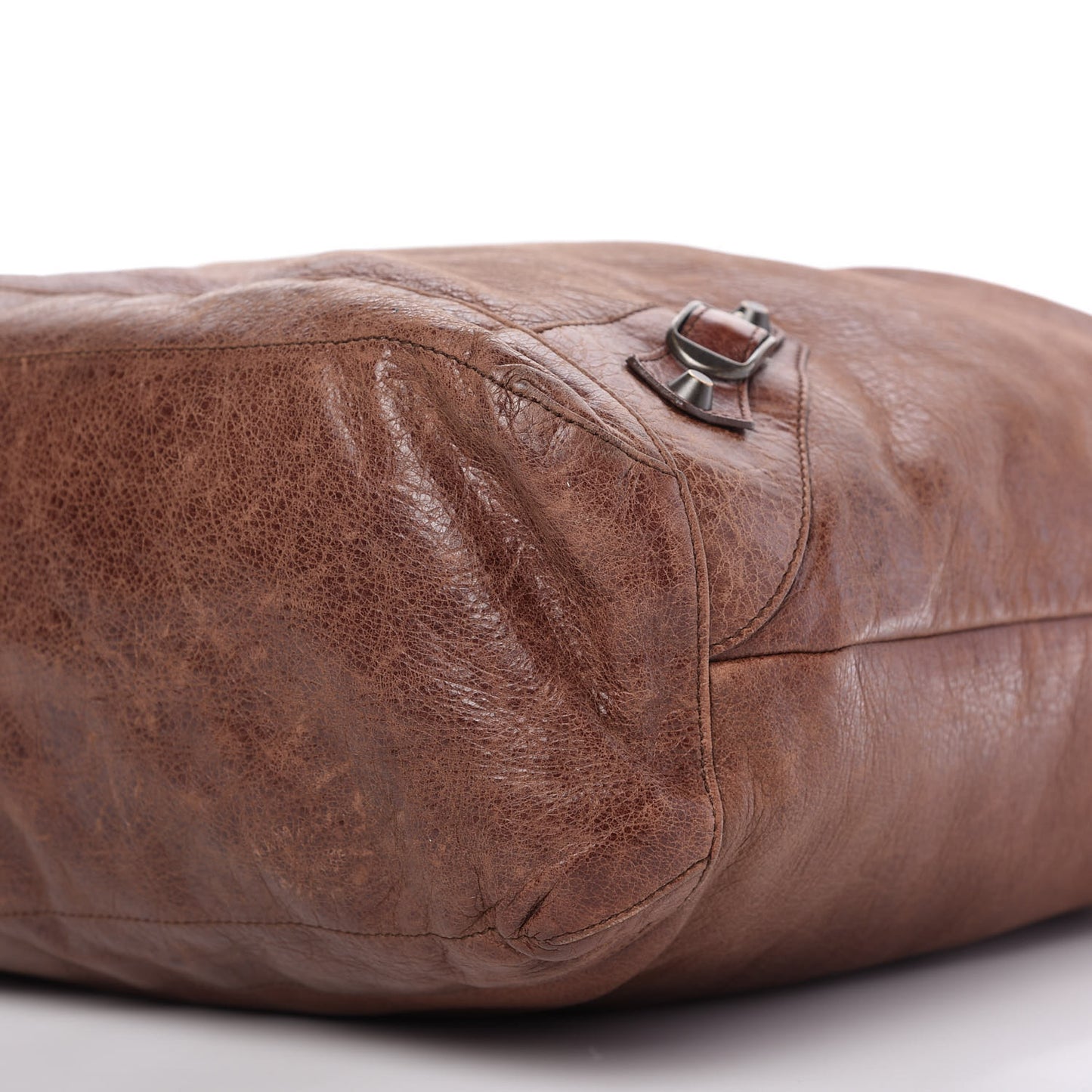 Agneau Classic Hardware Day Hobo Castagna