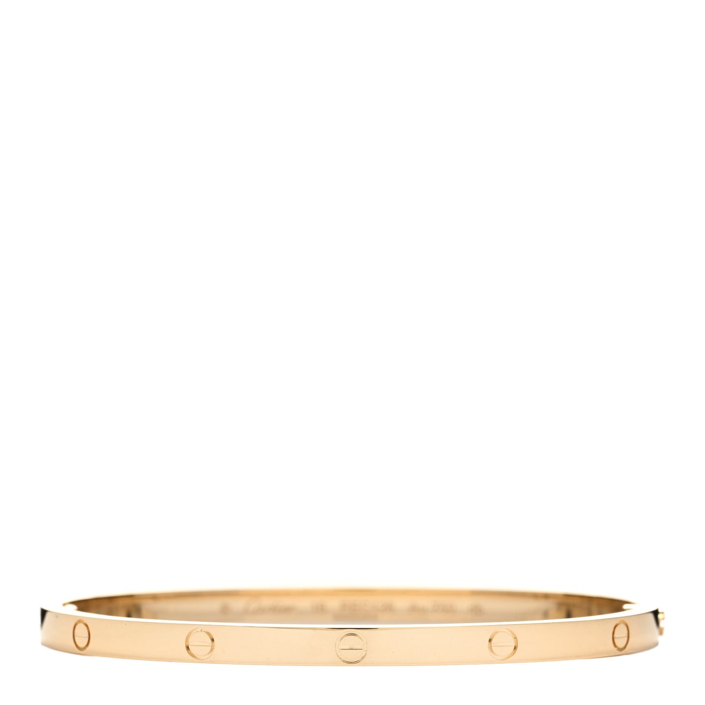 18K Yellow Gold Small LOVE Bracelet 16