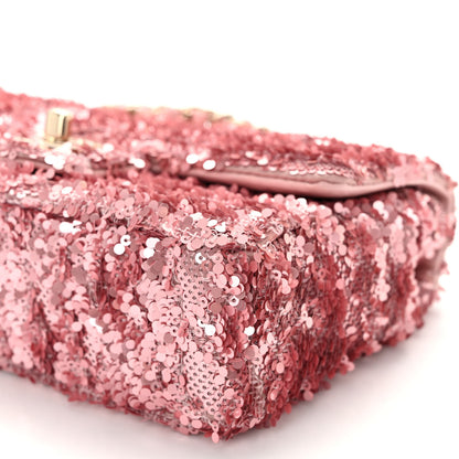 Chanel Sequin Mini Rectangular Flap Pink 10 of 10